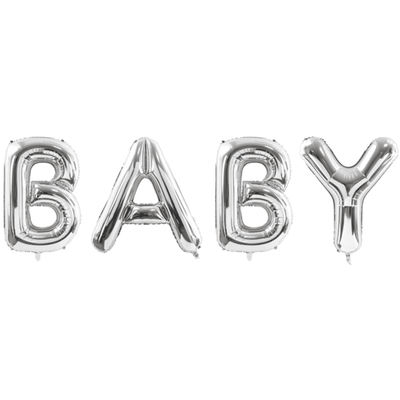 Ballons Aluminium Silver  - BABY - Patissland