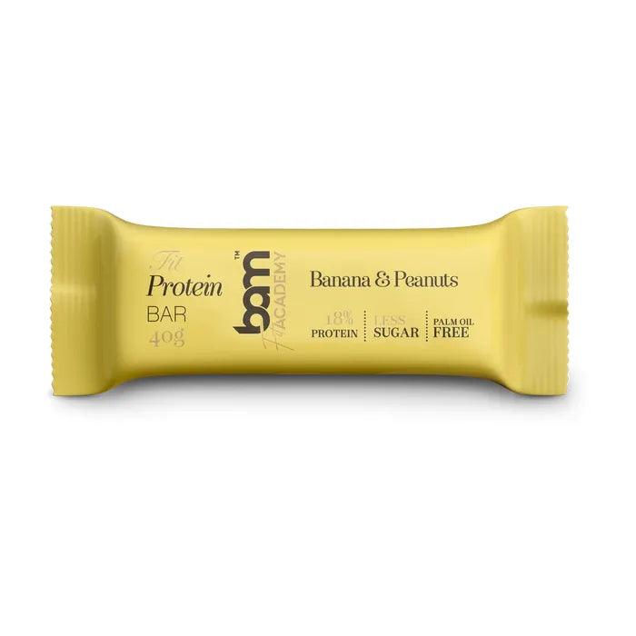 Proteinbar Banan Jordnötter 40g