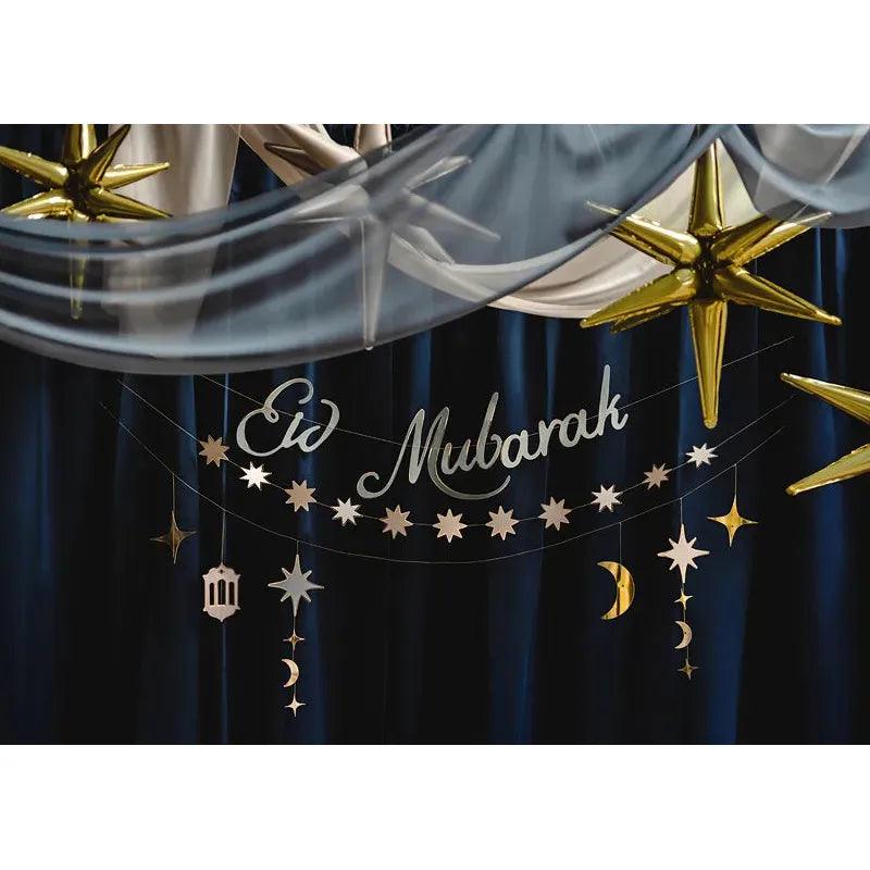 Bannière Eid Mubarak 200cm - PARTY DECO