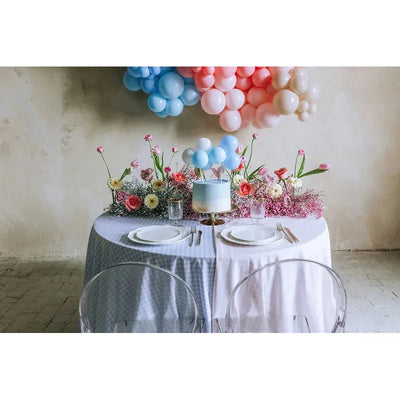 Cake Topper Ballon - Babyblau