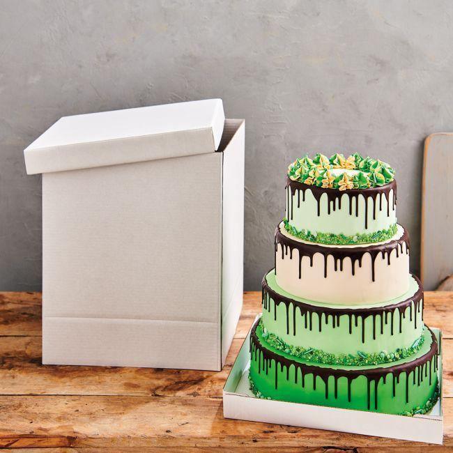 Boite à gâteau 52x52x70cm - PAS D'EXPEDITION : VENDU UNIQUEMENT en Click and Collect