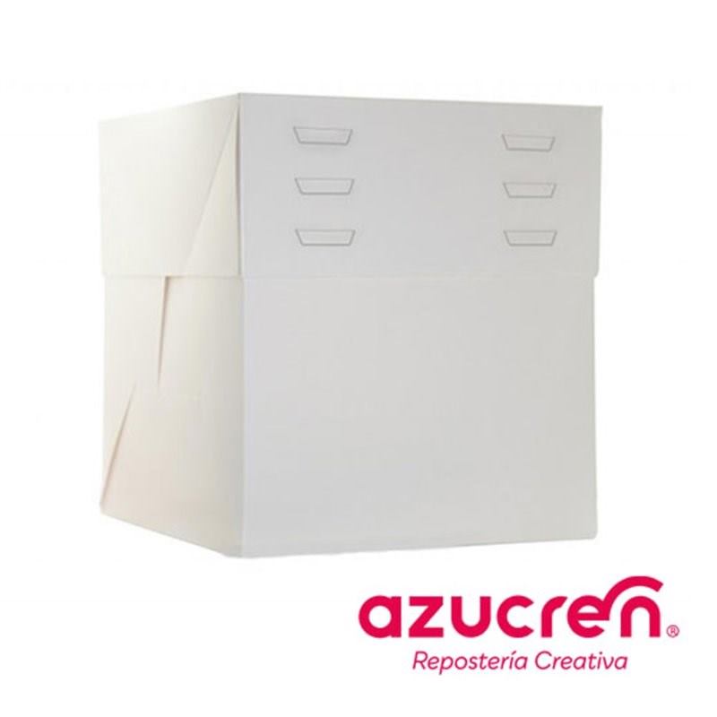 Boîte à Gâteau Blanche Hauteur Réglable - 20 à 30 cm