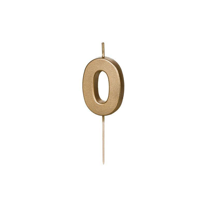 Bougie - Gold Number - Variantes disponibles - PARTY DECO