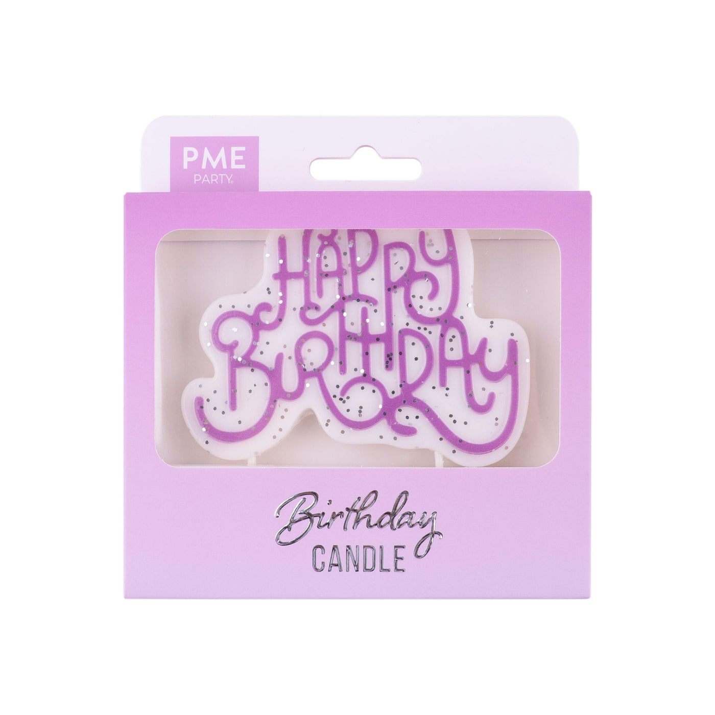 Bougie Topper - Pink Happy Birthday - PME