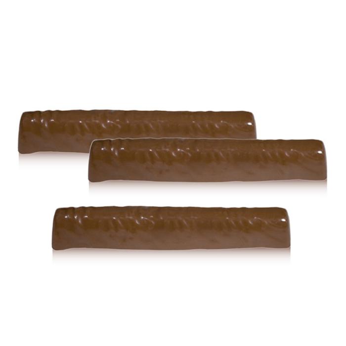 Branches chocolat au lait 33 % fourré gianduja Villars – boîte 2,5 kg