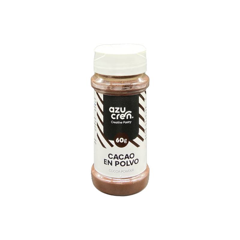 Cacao en poudre Azucren 60 g pour pâtisserie et décoration