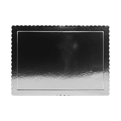 Cake Board 25 x 35cm - Silver - PASTRY COLOURS