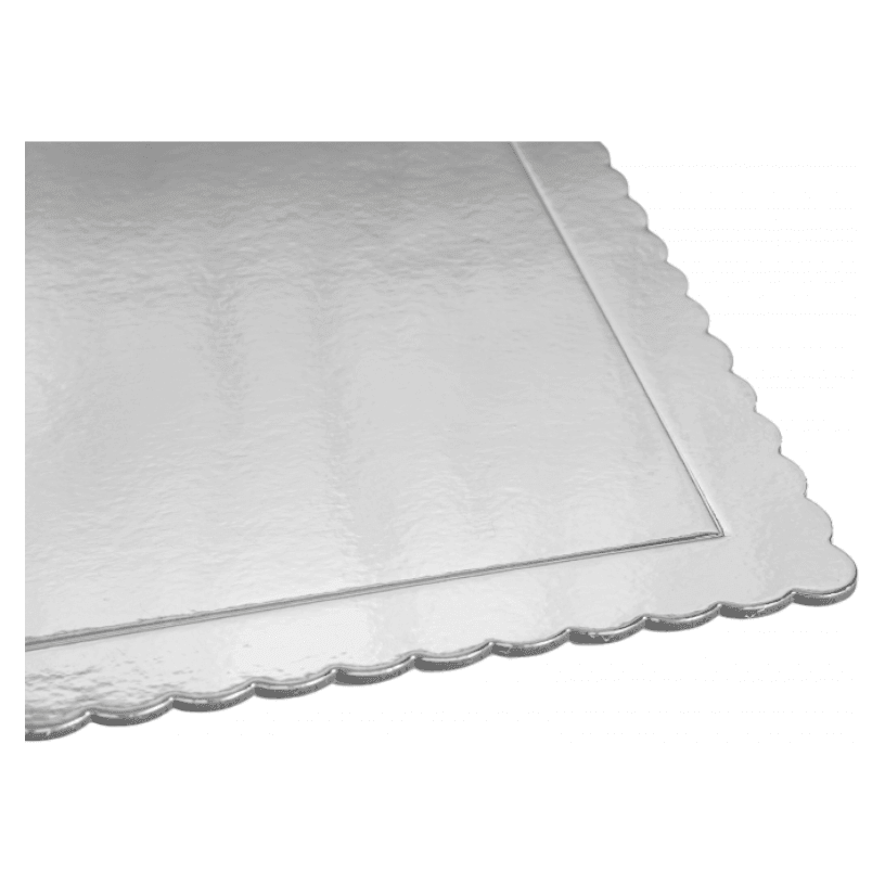 Cake Board 25 x 35cm - Silver - PASTRY COLOURS