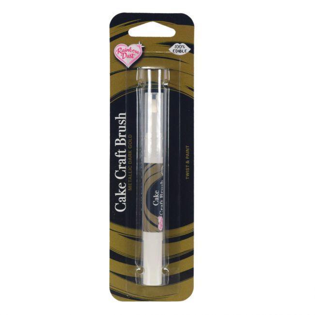 Cake Craft Brush - Metallic Dark Gold