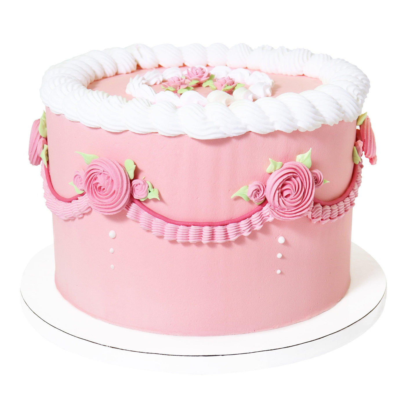 Cake Drum Rond BLANC (choisir la taille) - PME