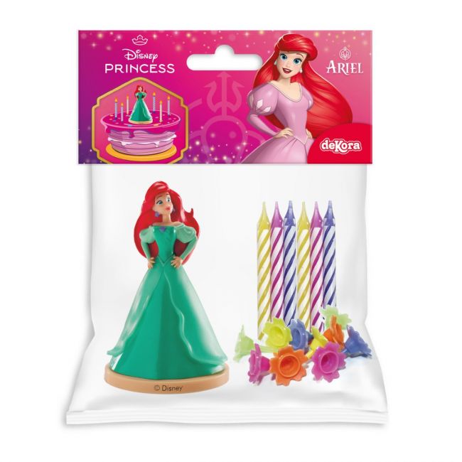 Cake Topper Ariel avec 9 Bougies