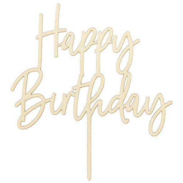 Cake Topper Happy Birthday