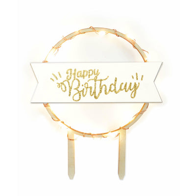 Cake Topper Led - Happy Birthday - Patissland