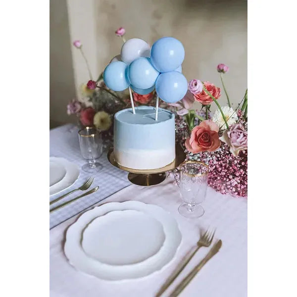 Taarttopper Ballon - Babyblauw