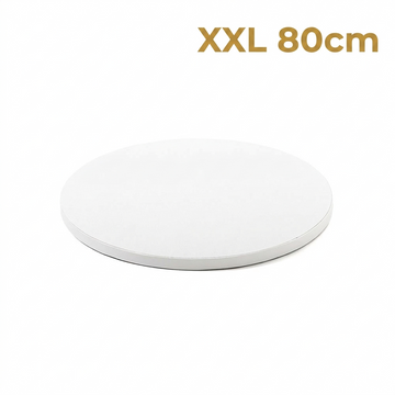 Support Rond - Cake Drum BLANC 80cm CLICK AND COLLECT UNIQUEMENT