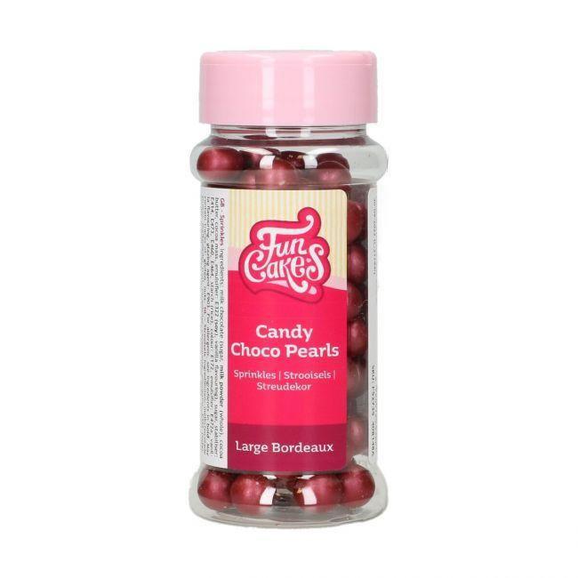 Candy Choco Pearls - Large Bordeaux 70g - Patissland