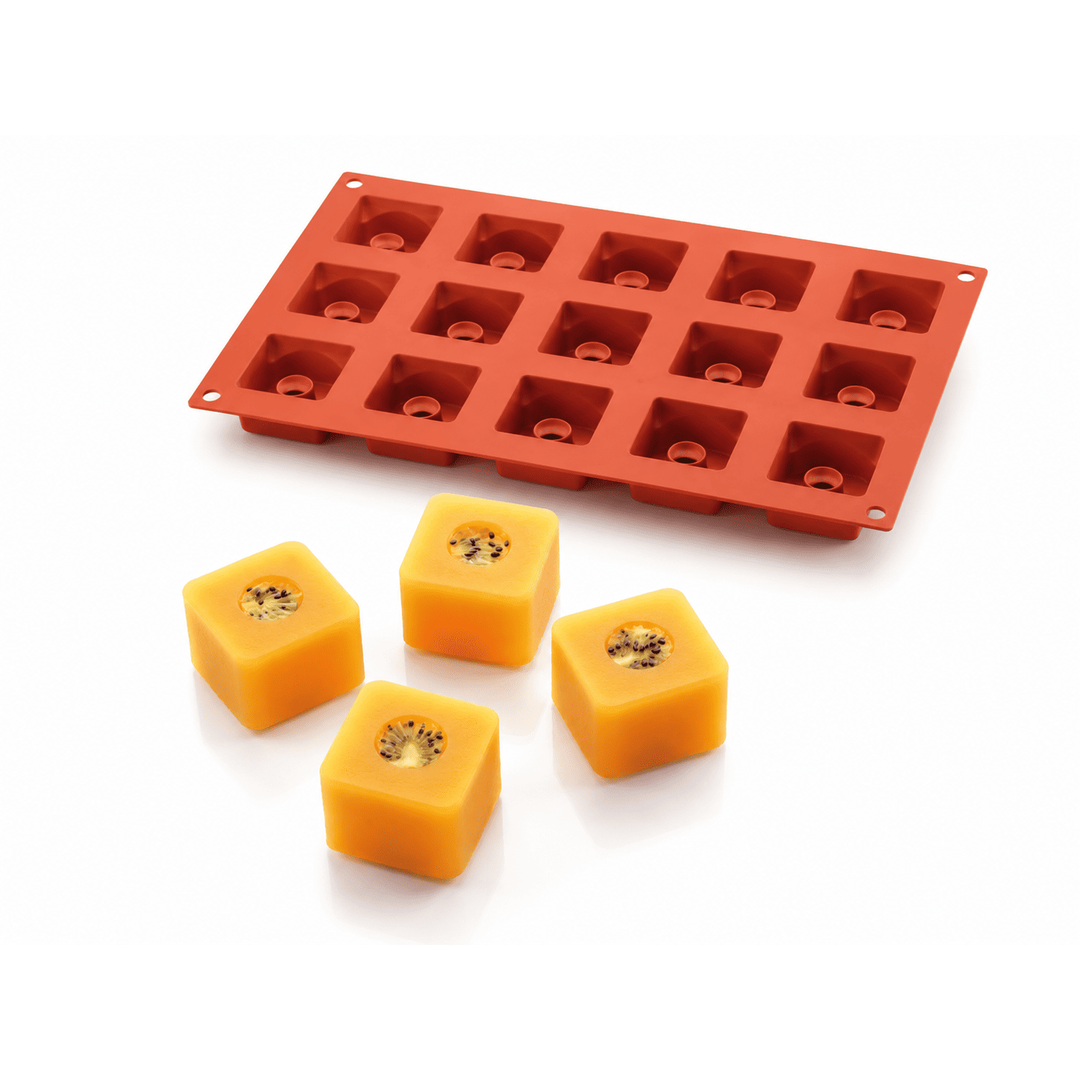 Moule Silicone Carré Délice 15 Cavités