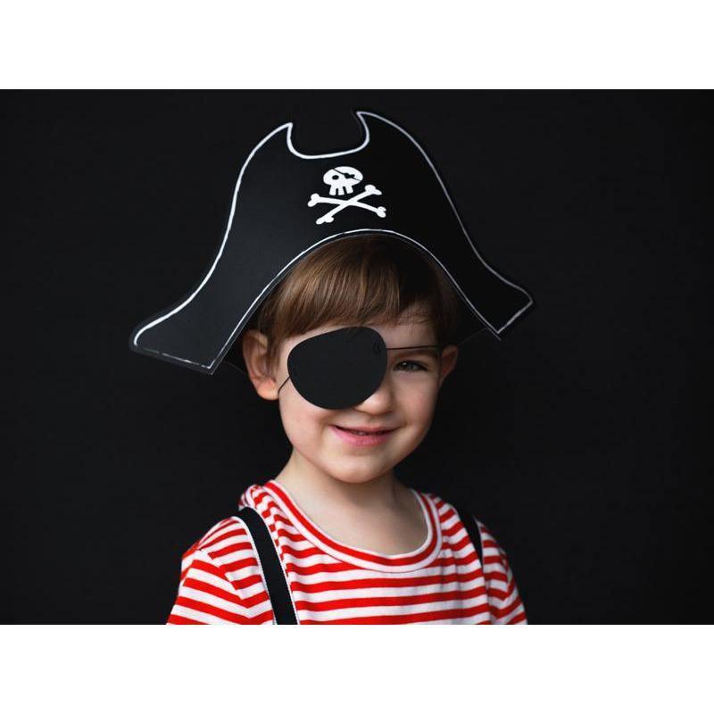 Chapeau de pirate avec Cache-oeil - PARTY DECO