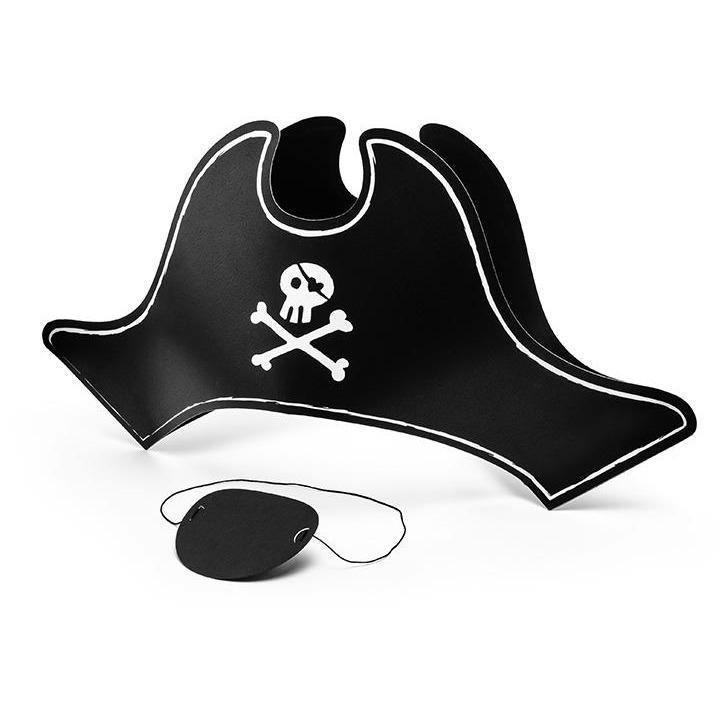 Chapeau de pirate avec Cache-oeil - PARTY DECO