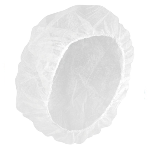 P/100 Charlottes rotonde bianche in tessuto non tessuto