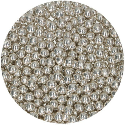 Choco Pearls - Metallic Silver 60g - FUN CAKES