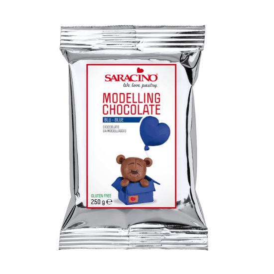 Chocolat de Modelage - Bleu 250g - SARACINO