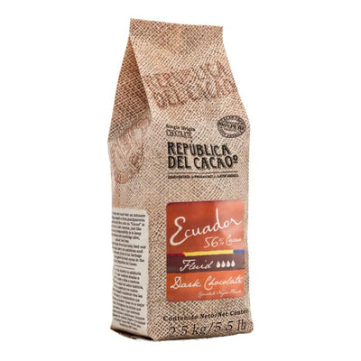 Sac 2,5 kg chocolat noir 56 % fluide Équateur – Republica del Cacao