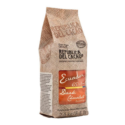 Sac 2,5 kg de chocolat noir 65 % Équateur – Republica del Cacao