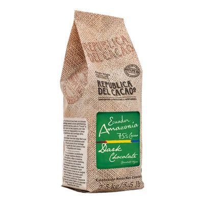 Sac 2,5 kg chocolat noir 75 % Équateur Amazonie – Republica del Cacao