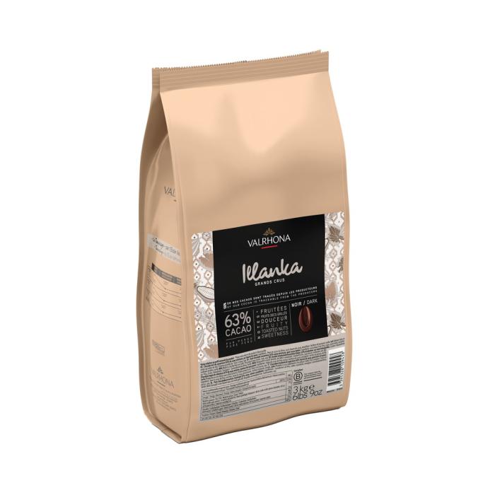 Fèves Illanka Noir 63% - 3kg