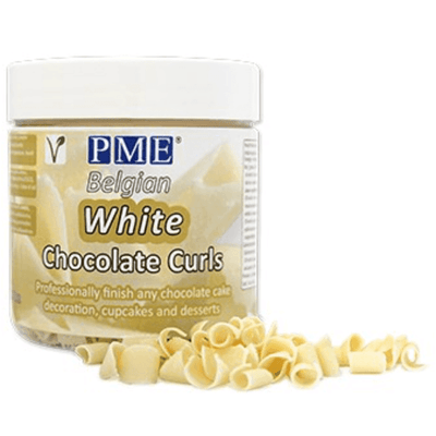 Chocolate Curls - White 85g - PME