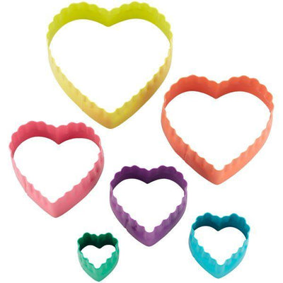 Double-sided Heart Cookie Cutters Set/6