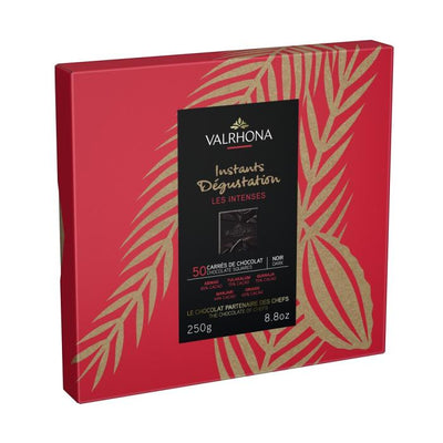 Coffret 50 Carrés de Chocolat Noir