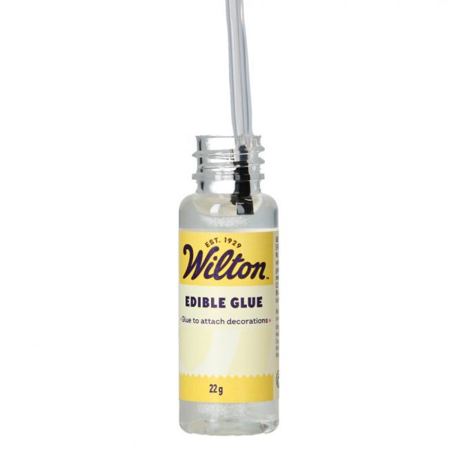 colle alimentaire Wilton, colle comestible gâteau, colle décoration pâtisserie, colle pour pâte à sucre