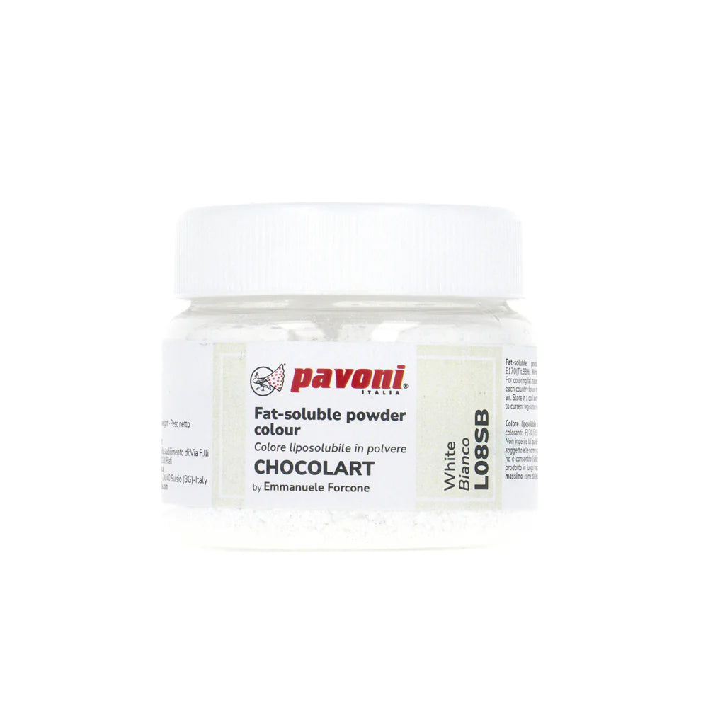 Colorant en Poudre Liposoluble Blanc 40g