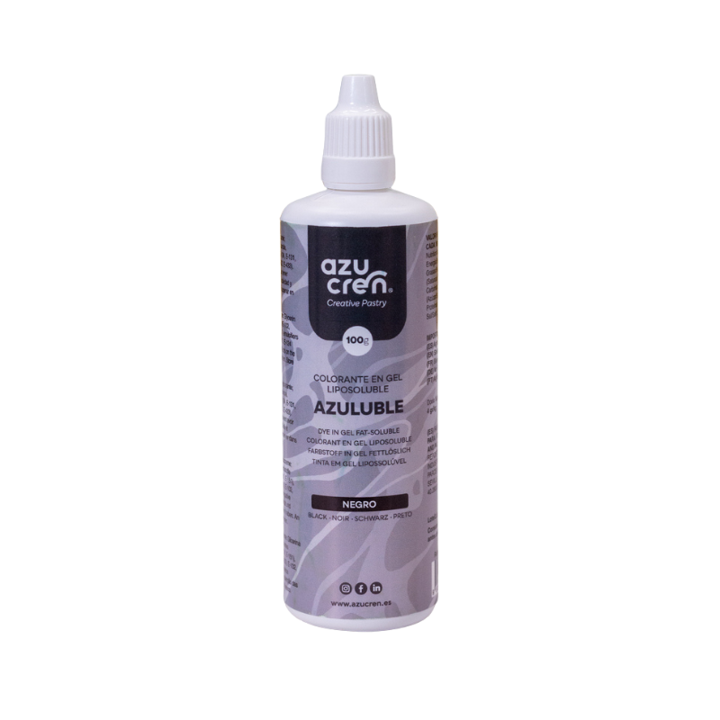 Flacon 100 ml de colorant noir liposoluble en gel AZULUBLE