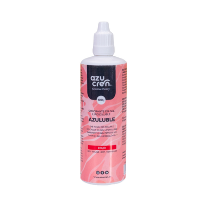 Colorant rouge liposoluble en gel 100 ml pour chocolat et confiserie