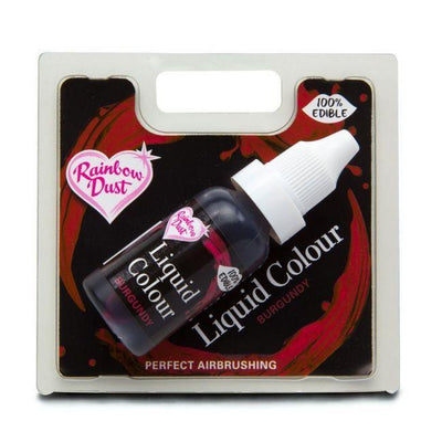 Colorant Liquide Airbrush - Burgundy - 16ml - RAINBOW DUST