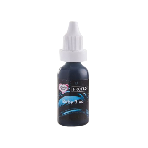 ProFlo Liquid Colour Baby Blue  Colorant alimentaire liquide 16 ml |  Rainbow Dust
