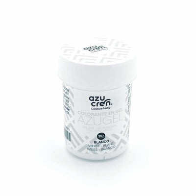 colorant blanc gel, AZUGEL Azucren, colorant pâtisserie, colorant pour crème au beurre, colorant pâte à sucre