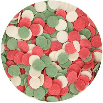 Confettis - Rouge Blanc Vert (format au choix) - FUN CAKES