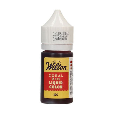 Colorant alimentaire liquide Wilton Coral Red 30 g pour pâtisserie