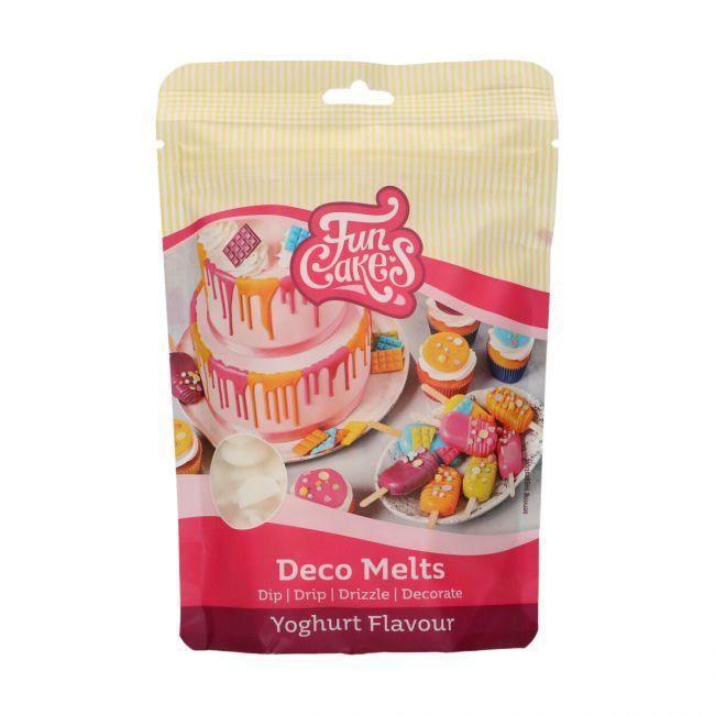 Déco Melts 250g Blanc - Saveur Yaourt - FUN CAKES