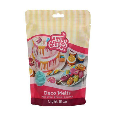 Déco Melts 250g Bleu Clair - FUN CAKES