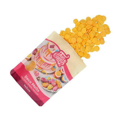 Déco Melts 250g Jaune - FUN CAKES