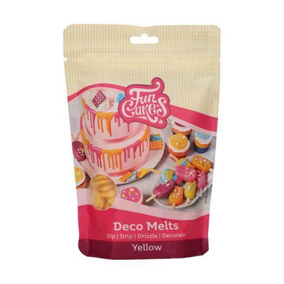 Déco Melts 250g Jaune - FUN CAKES