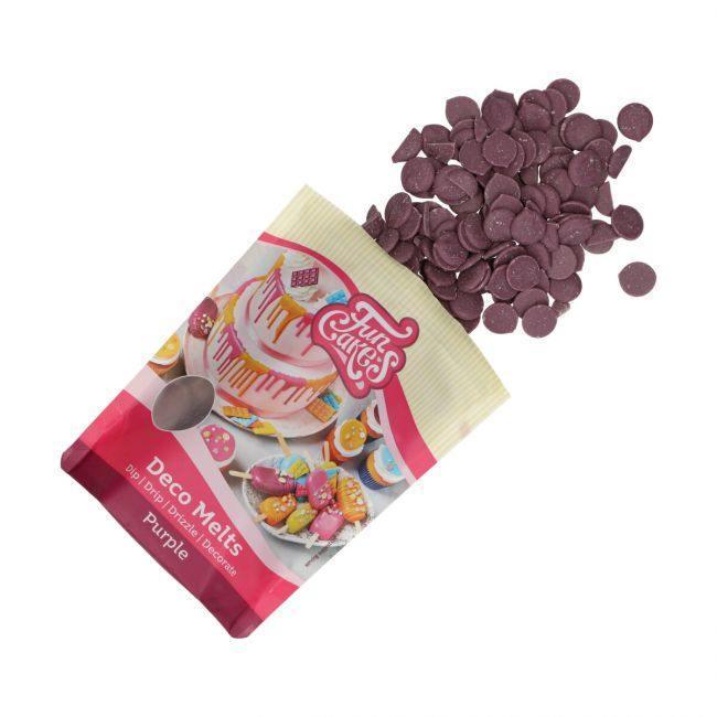 Cake Inventory Management Fialové Deco Melts 250 g FUNCAKES | Patissland