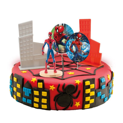 Spiderman taartdecoratie