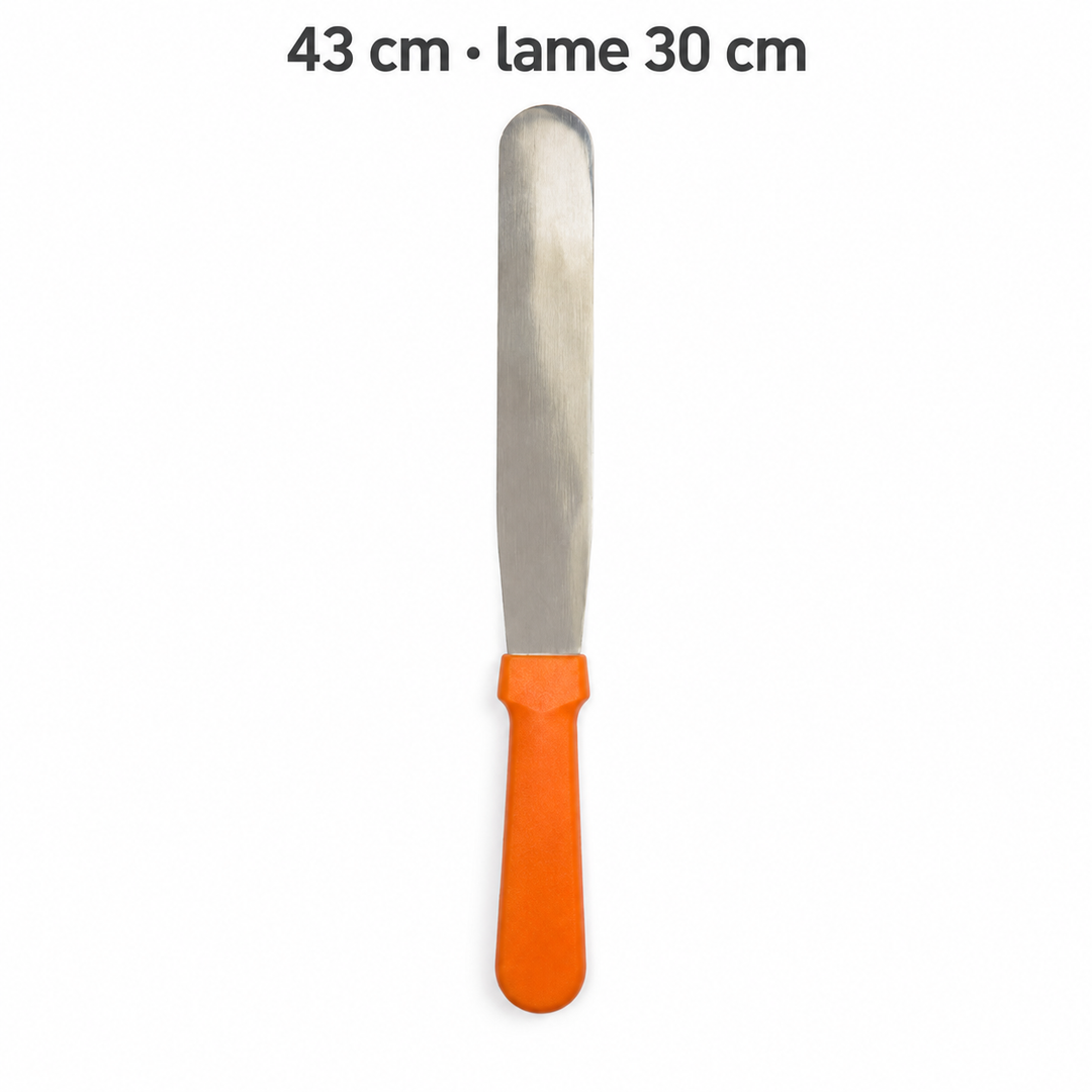 Spatule plate inox Decora 43 cm lame 30 cm