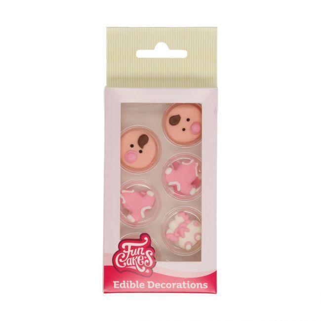 Décors en sucre Baby Girl Set/12